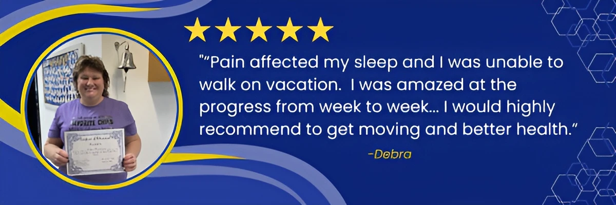 Mesa AZ patient testimonial for chronic pain and mobility improvement